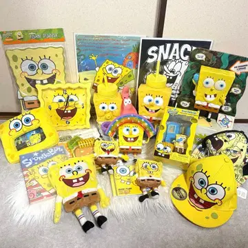 스펀지 밥 굿즈 묶음 판매 인테리어 레어