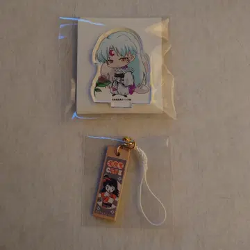 이누야샤 아크릴 쁘띠 스탠드 장마 ver. 목찰 스트랩 셋쇼마루 린