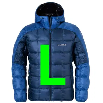 몽벨 스페리오 다운 파카 EX800 L 사이즈 네이비 블루