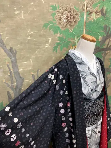 신주쿠 본점 이세탄 구매 길운 패턴 긴 겉옷