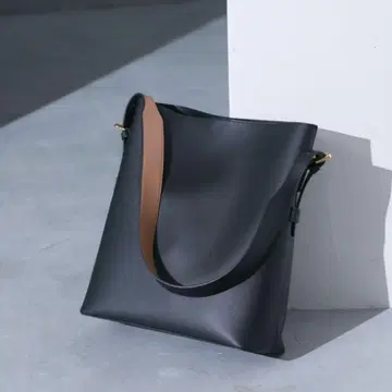 VIS 블랙 토트백 대용량