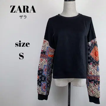 [ a2141 ] ZARA 자라 트레이닝복  퀼팅 S 블랙