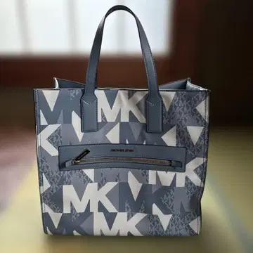 MICHAEL KORS 로고 토트백 그레이