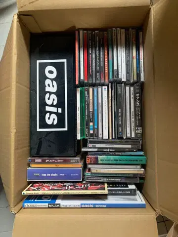 Oasis CD 세트 싱글 박스 / UK 락