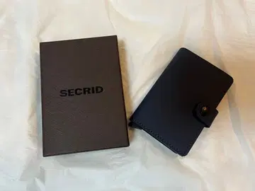 SECRID 네이비 카드 케이스
