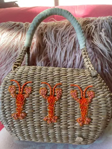 House ofANRI 랍스터 자수 바스켓백 벨기에 브랜드