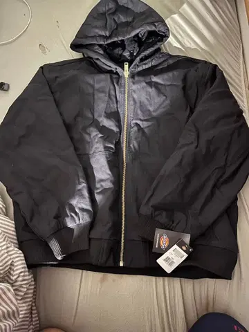 블랙 다운 자켓 2XL