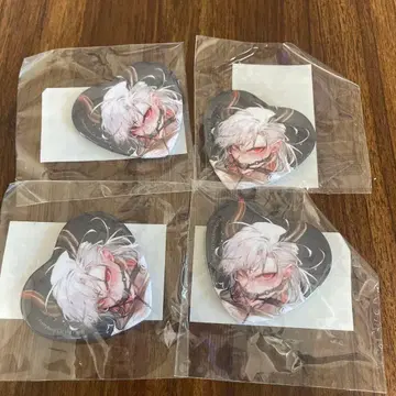 지옥의 어디가 나빠? 제비뽑기당 C-1 하트 캔뱃지 사탄