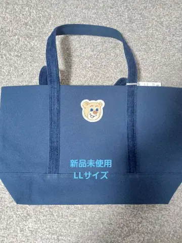 [ 미사용 ] 러브리바이페이러 올드테디 와펜 토트 네이비 대