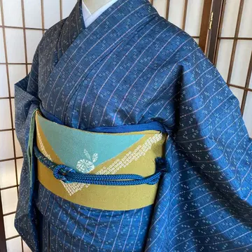 본고장 류큐 명주 요미탄야 꽃 직조 일품