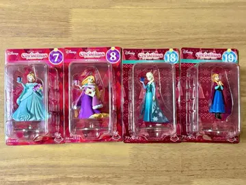디즈니 Happy 복권 크리스마스 오너먼트 프린세스 4체 세트