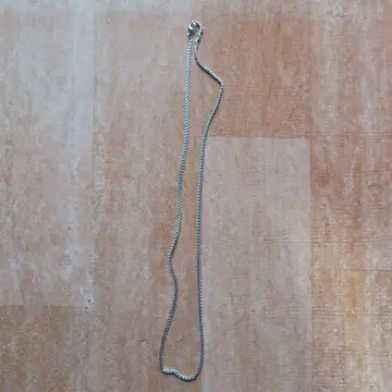 실버 로프 체인 목걸이 약 50cm