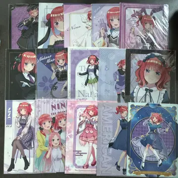 5등분의 신부 나카노 니노 클리어 파일 묶음 판매