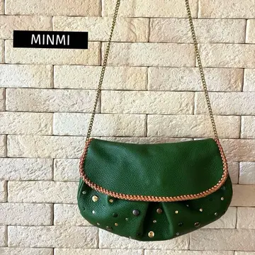 MINMI [by Creema] 숄더백 천연 가죽 핸드메이드 일본제