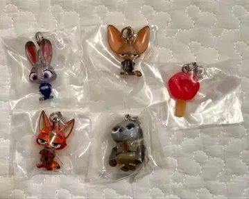 미개봉 새상품 *. 주토피아 메지루시 액세서리 5개 세트