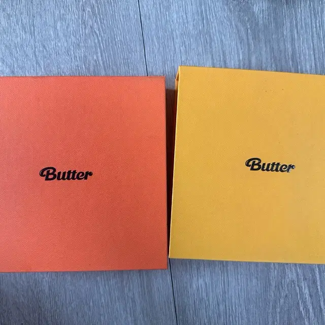 방탄소년단 버터 앨범 오렌지/옐로우 세트
