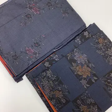 기모노 묶음 판매, 이중 기모노, , 리메이크 소재, 순수 실크 P55