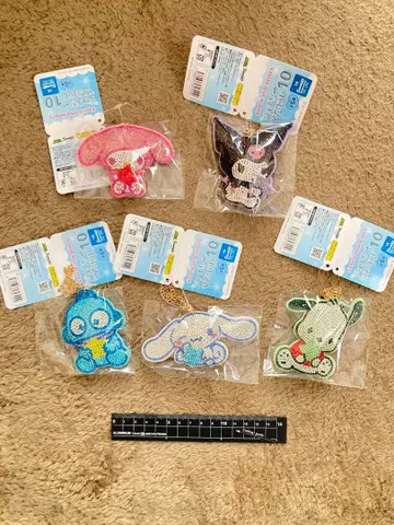 산리오 캐릭터즈 주얼리 마스코트 PART10 전 5종 세트 새상품