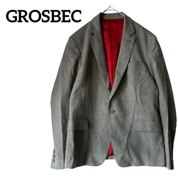 글로벡 정장 자켓 [ L ] 다이아 무늬 싱글 플라워홀 비즈니스