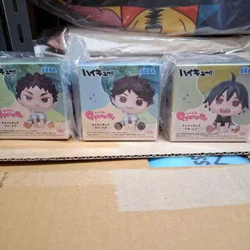 [ 3개 세트 ] 하이큐!! 큐룽하게 쳐다보는 포즈 미니 피규어