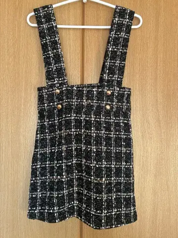 [ Cherimi ] 셰리미 트위드 미니 스커트 살로펫 점프 스커트