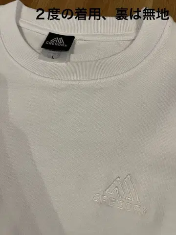 GREGORY 화이트 롱T셔츠 L사이즈