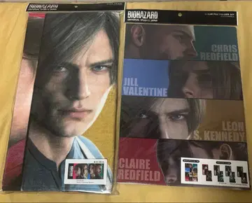 미개봉 새상품 usj 유니버셜 바이오하자드 클리어 파일 타월 세트