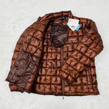 몽벨 플라즈마 1000 다운 자켓 브라운 XL 택 포함