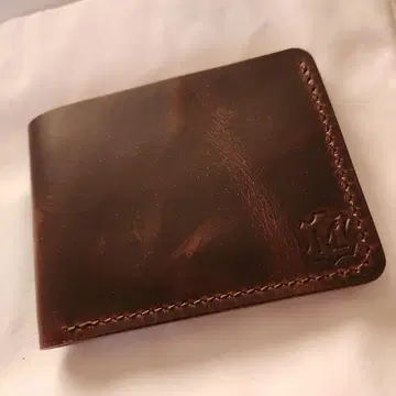 Marvin's Leathers 이단 접이식 지갑 브라운