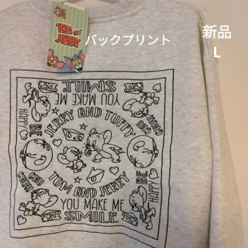 톰과 제리 맨투맨 트레이닝복 L