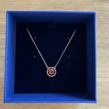 주말 한정 가격 Swarovski 골드 목걸이