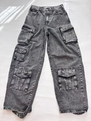 ZARA 포켓 UTILITY 데님 팬츠 36 M 사이즈 완판템 Y2K