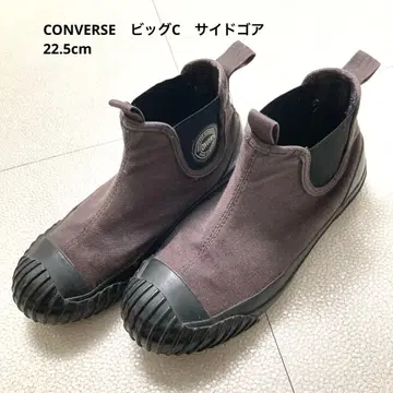 CONVERSE 빅 C 사이드 고어 하이컷 스니커즈 22.5cm