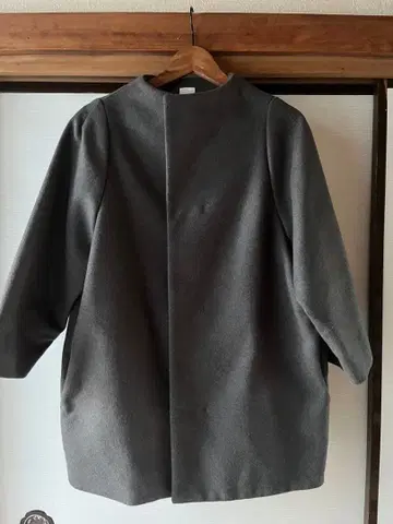 nitca 니트카 울 캐시미어 숏 코쿤 코트