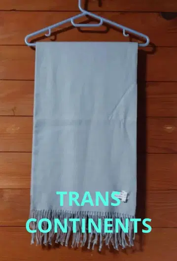 TRANS CONTINENTS 프린지 부착 스톨