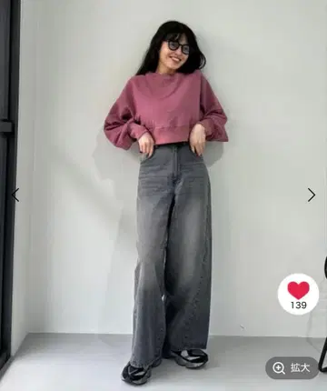 [ 푸우 기획 ] 데님 와이드 팬츠