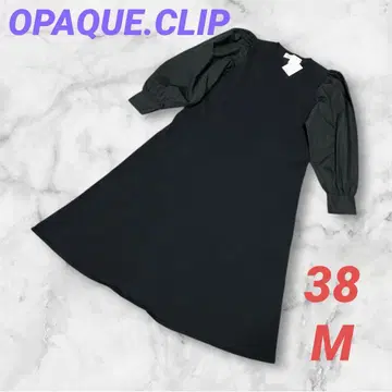 오파크 클립 이소재 도킹 니트 원피스 워셔블 M