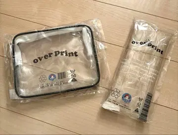 [ 새상품 ] over print 클리어 케이스 세트
