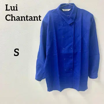 Lui Chantant 루이 더블 자켓 블루 7 면 혼방
