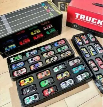 미니카 트럭 박스 48개입 빨간색 트럭 미개봉