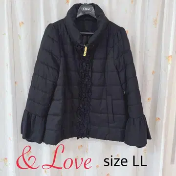 &LOVE 아러브 페미닌도 만재한 패딩 자켓 LL 클리닝 완료