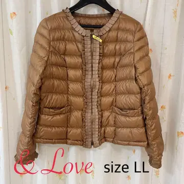 &LOVE 앤러브 가벼운 리치한 컴팩트 다운 자켓 LL 클리닝 완료