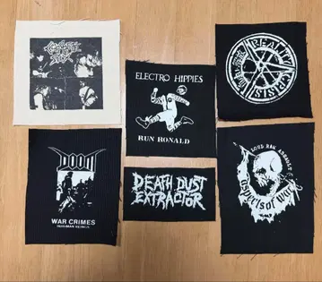 천 패치/하드코어/크러스트/펑크 1