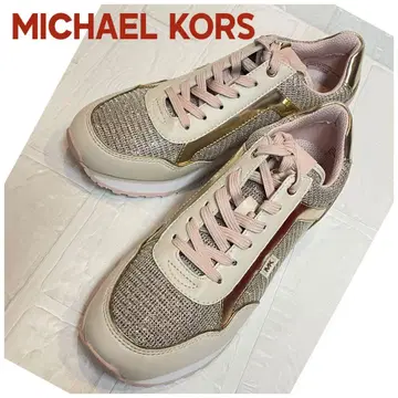 [ 미사용 ] MICHAEL KORS 라메 믹스 여성용 스니커즈