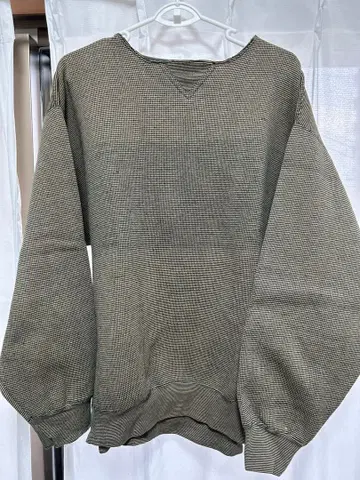 Lee 스트라이프 V넥 맨투맨 L