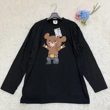 미사용 택 포함 MUTO BEAR 롱티 블랙 무토 베어 XL