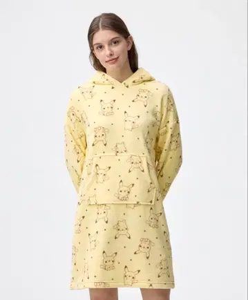 마쉬멜로우 필 라운지 원피스 포켓몬 피스 XL 사이즈 피카츄