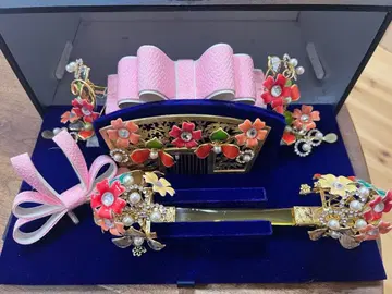 일본 의류 신부 결혼용 비녀 기모노 BOX