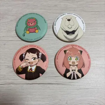 스파이 패밀리 캔 배지 세트