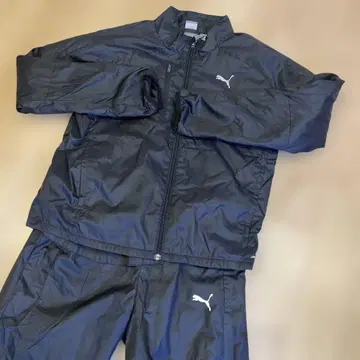 [가을 겨울용] PUMA 블랙 저리 상하의 세트 [S 사이즈]